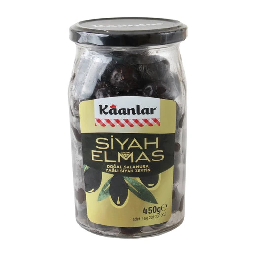KAANLAR SİYAH ZEYTİN ELMAS 450GR 