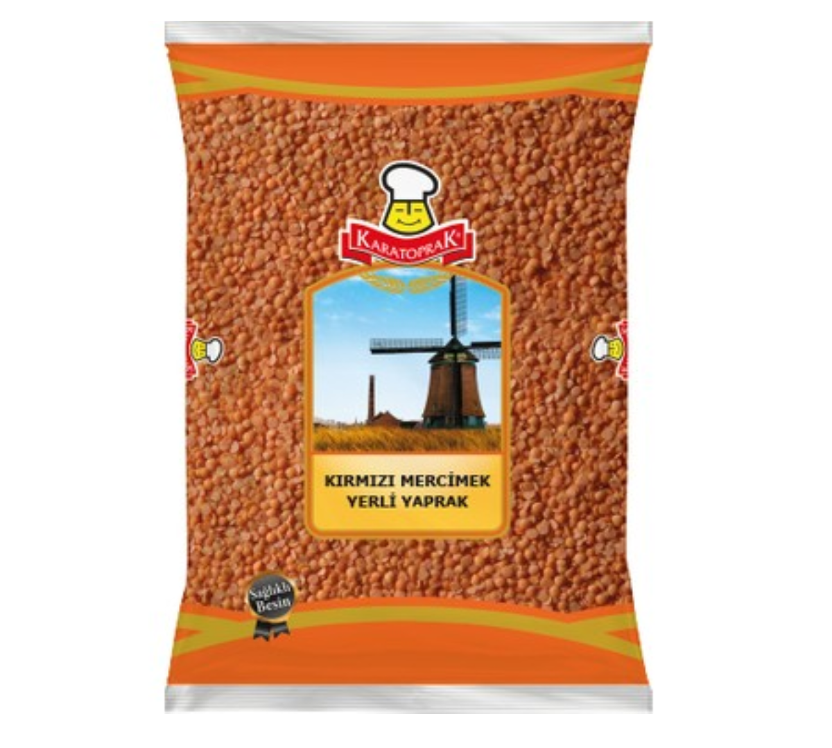 KARATOPRAK KIRMIZI MERCİMEK 1 KG YAPRAK                