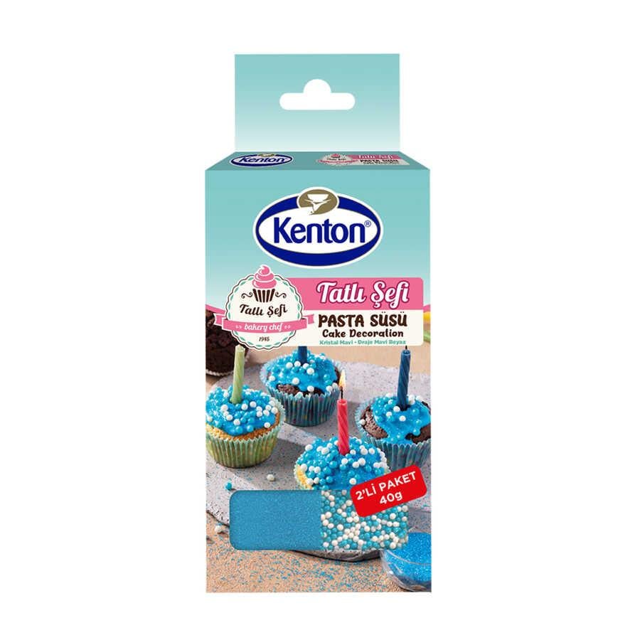 KENTON PASTA SÜSÜ 40GR 2Lİ MAVİ