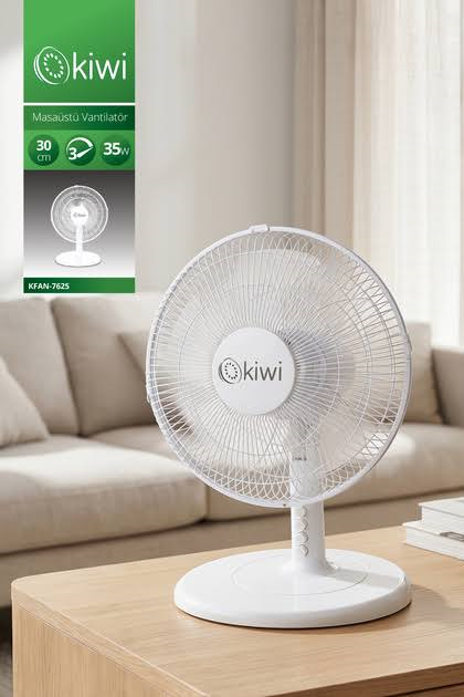 KİWİ 7625 MASAÜSTÜ VANTİLATÖR