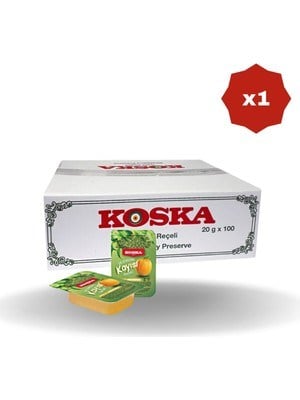 KOSKA PİKNİK REÇEL 100X20GR KAYISI