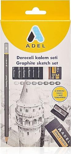 KRT.ADEL DERECELİ KALEM SETİ 8 Lİ 