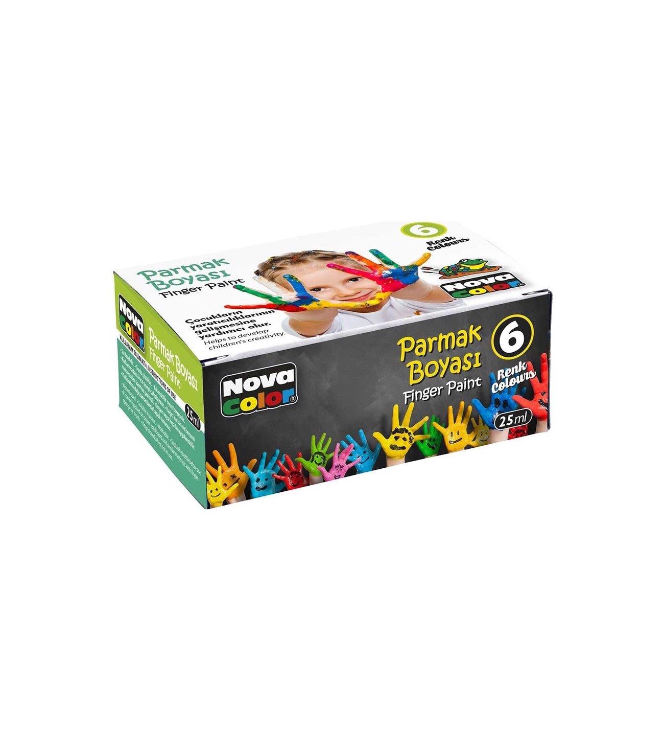 KRT.N.COLOR PARMAK BOYASI 6 LI 25 MM NC-138