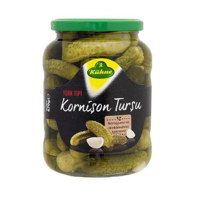 KÜHNE KORNİŞON TURŞU 670GR CAM T.TİPİ