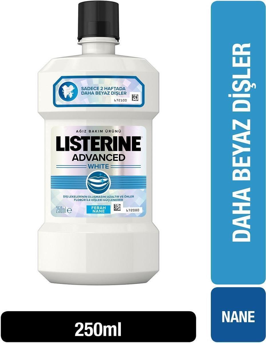 LİSTERİNE 250 ML ADVANCED WHİTE 