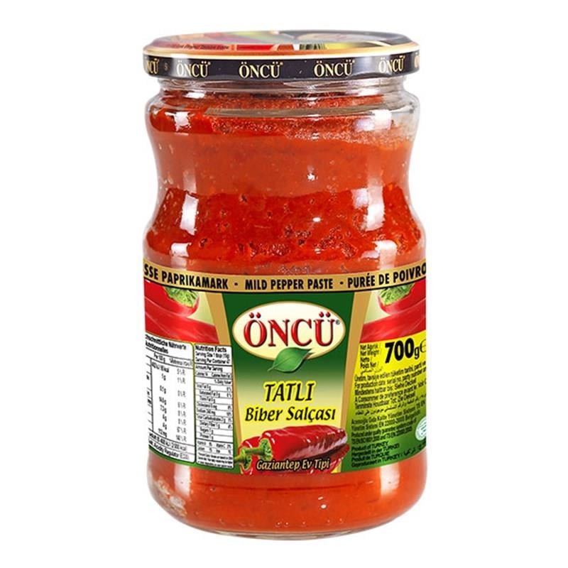 ÖNCÜ BİBER SALÇASI 700 GR TATLI-CAM
