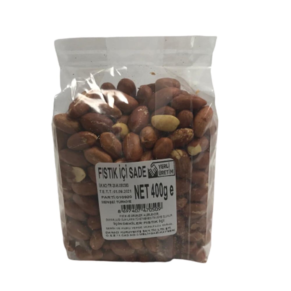ÖZDANACI FISTIK İÇİ SADE 400 GR