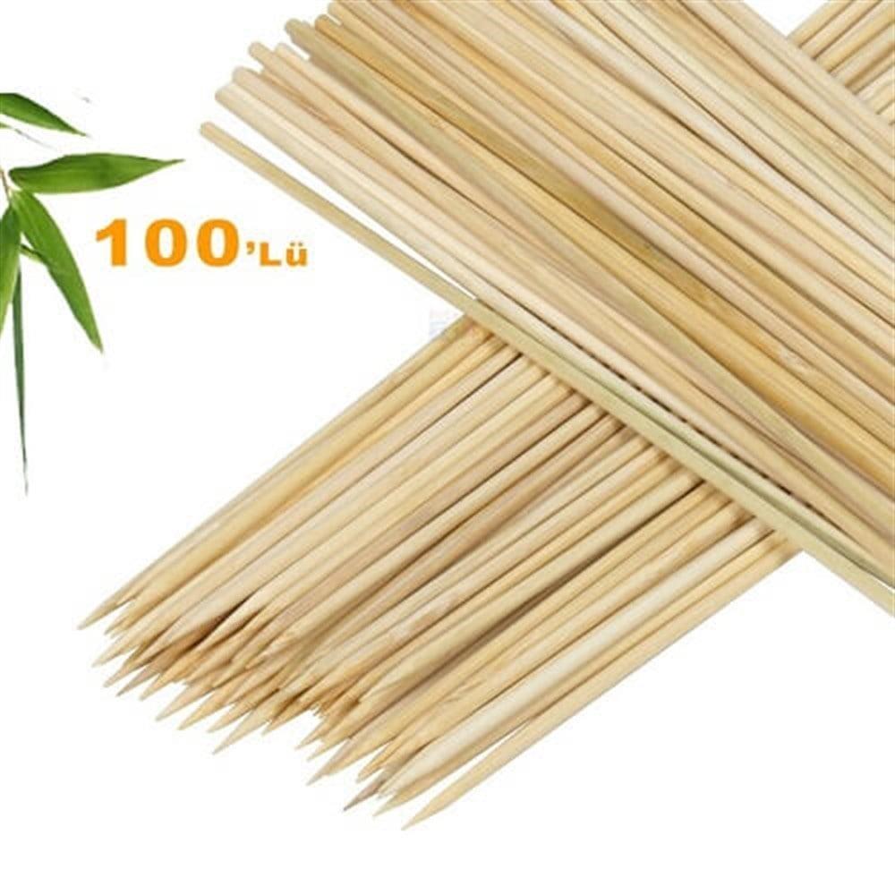PARLA ÇÖP ŞİŞ BAMBU 100LÜ 25CM 
