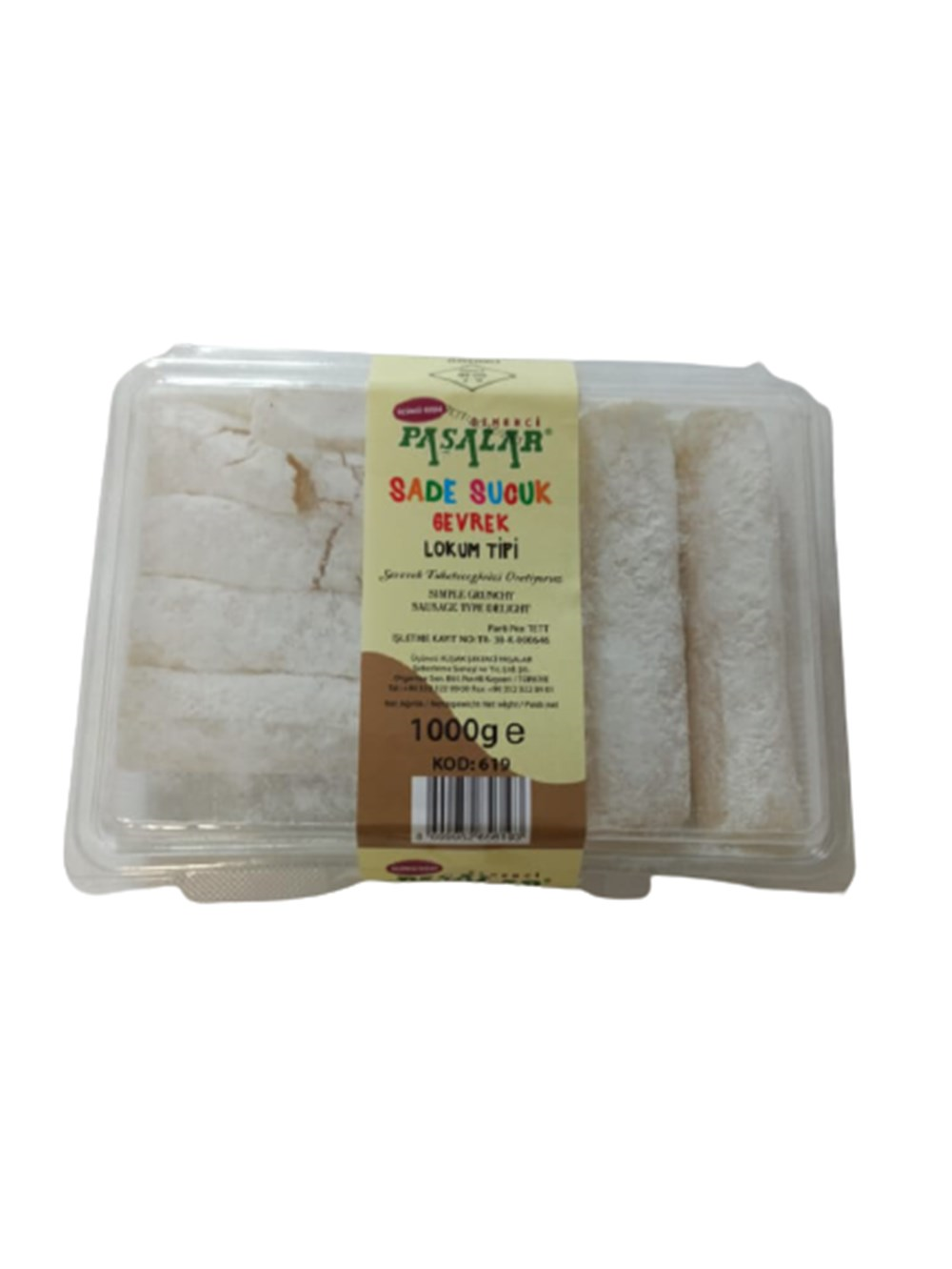 PAŞALAR PUD.ŞEKR.KAPL.SADE SUCUK 1 KG