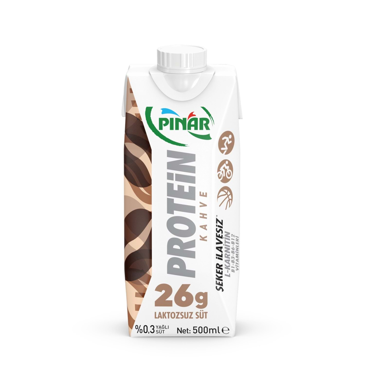 PINAR SÜT PROTEİNE 500 ML KAHVELİ