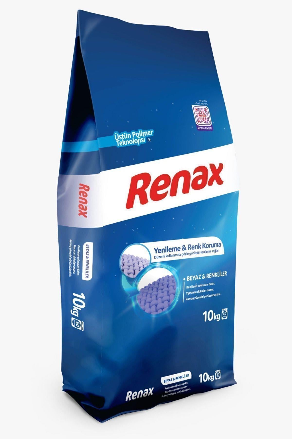 RENAX MATİK TOZ DETERJAN BEYAZ-RENKLİLER 10 KG