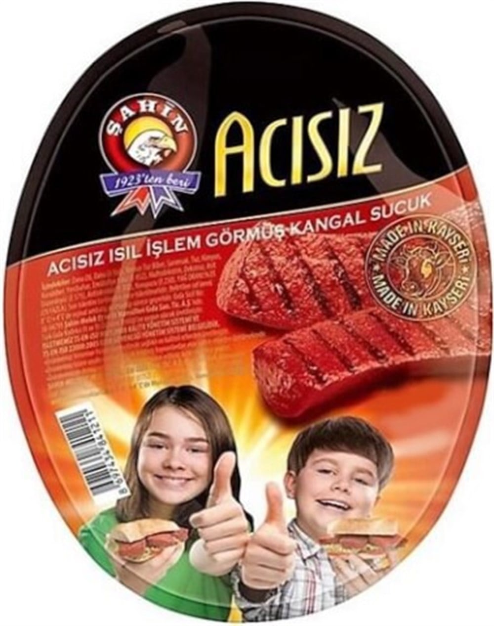 ŞAHİN KANGAL SUCUK 180gr ACISIZ*30*1301