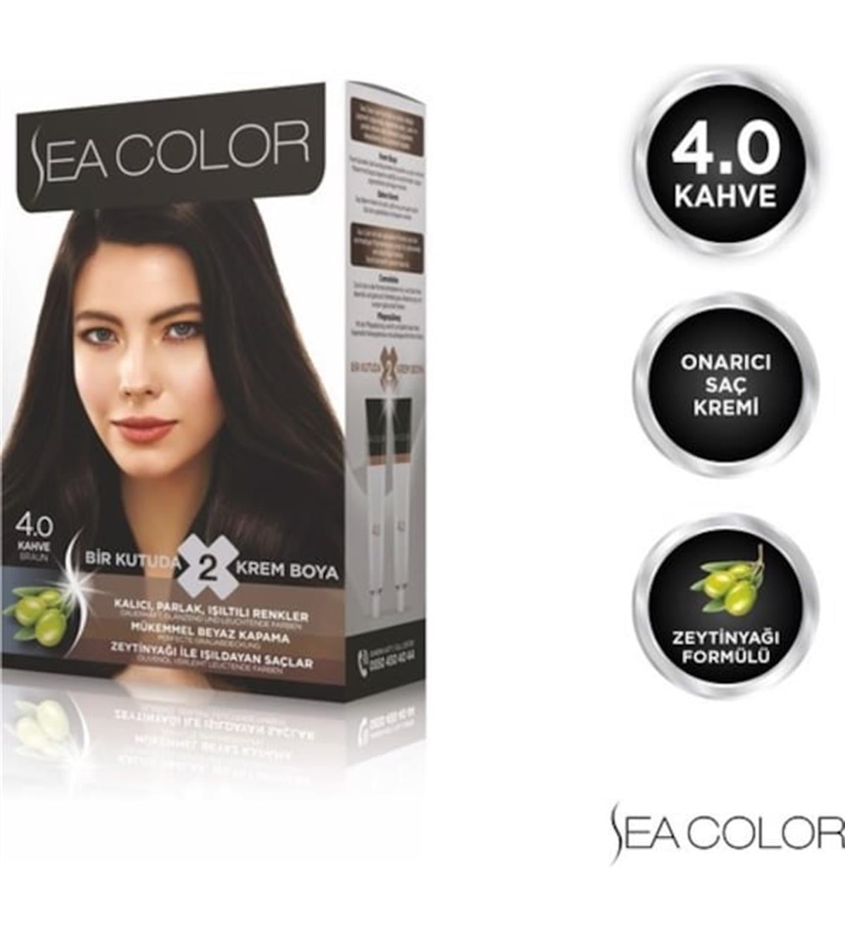 SEA COLOR SET 4-0 KAHVE 