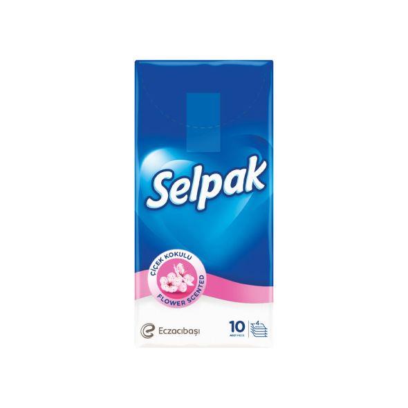 SELPAK ÇİÇEK KOKULU MENDİL 10 LU
