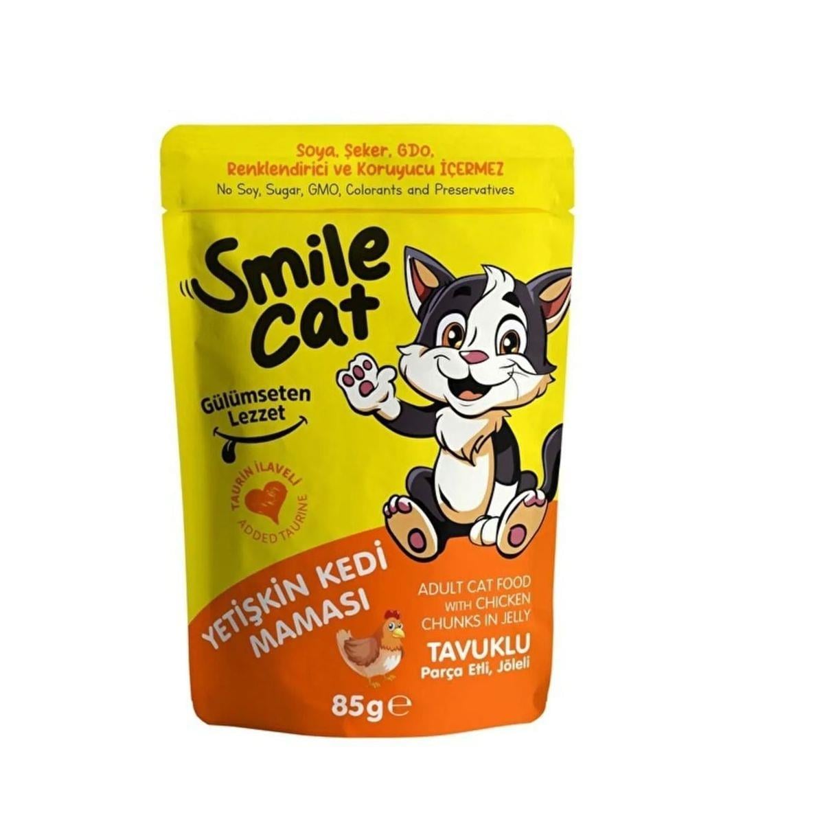 SMİLE KEDİ TAVUKLU 85 GR