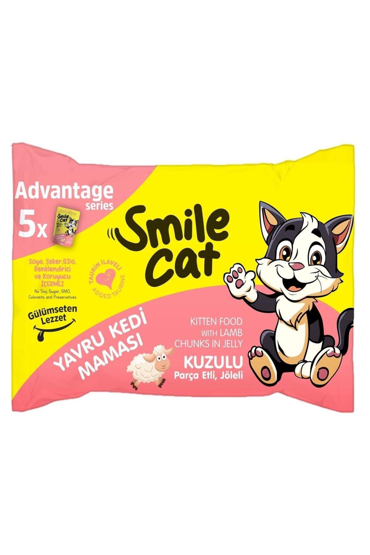 SMİLE YAVRU KEDİ KUZULU 5X85 GR