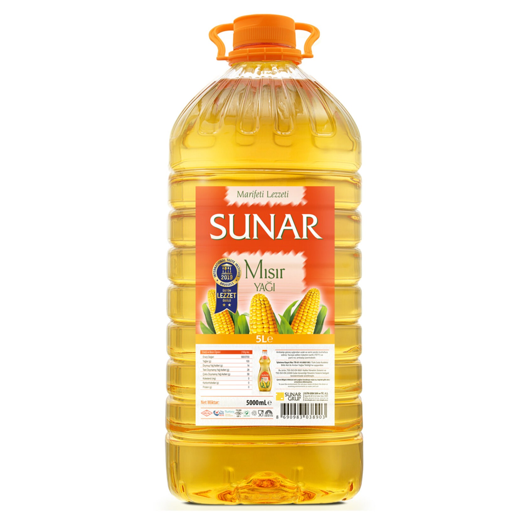 SUNAR MISIRÖZÜ YAĞI 5 LT PET