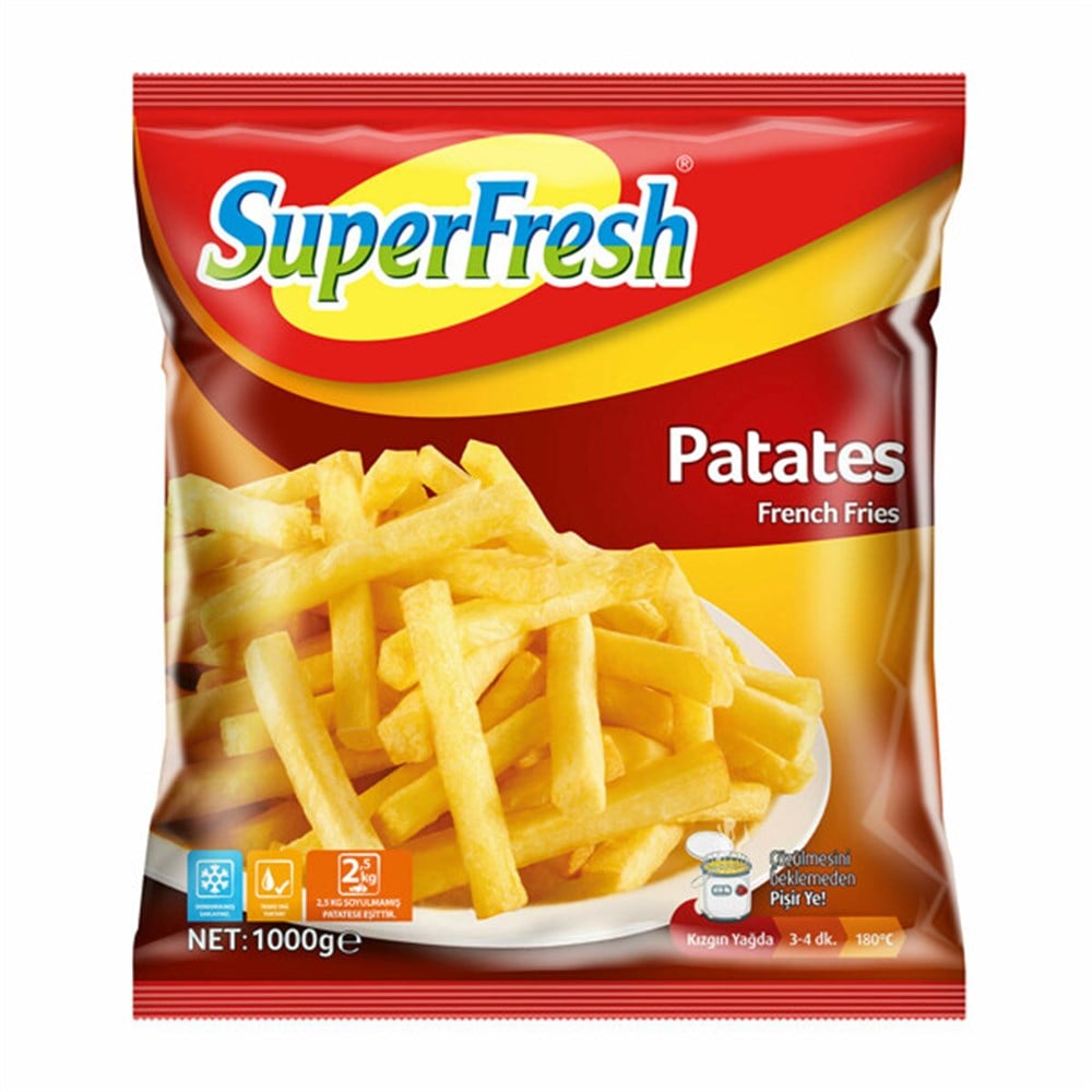SÜPERFRESH PATATES 1000 GR