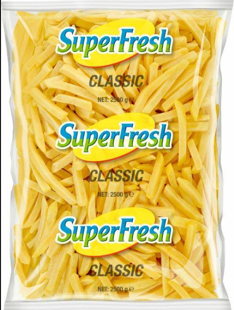 SÜPERFRESH PATATES 2500 GR KLASİK