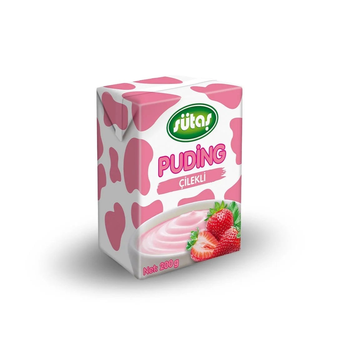 SÜTAŞ PUDİNG UHT 200GR ÇİLEK