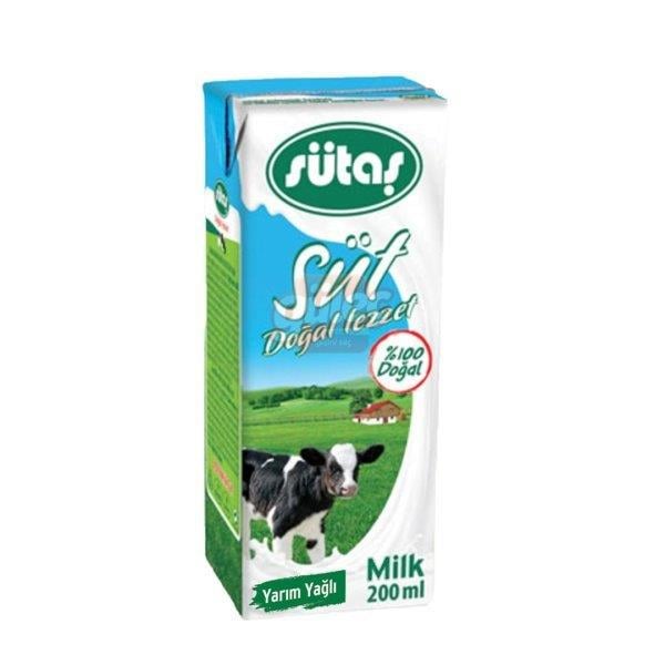 SÜTAŞ SÜT SADE 200 ML Y.YAĞLI 