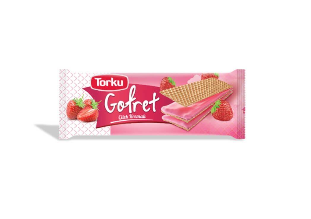 TORKU GOFRET 142 GR ÇİLEKLİ 