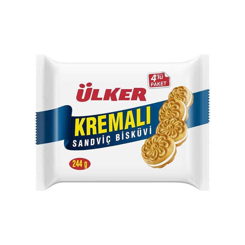 ÜLKER KREMALI SANDV.4 LÜ EKO 244 GR