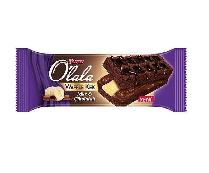ÜLKER OLALA WAFFLE KEK MUZLU ÇİKOLATA 70 GR