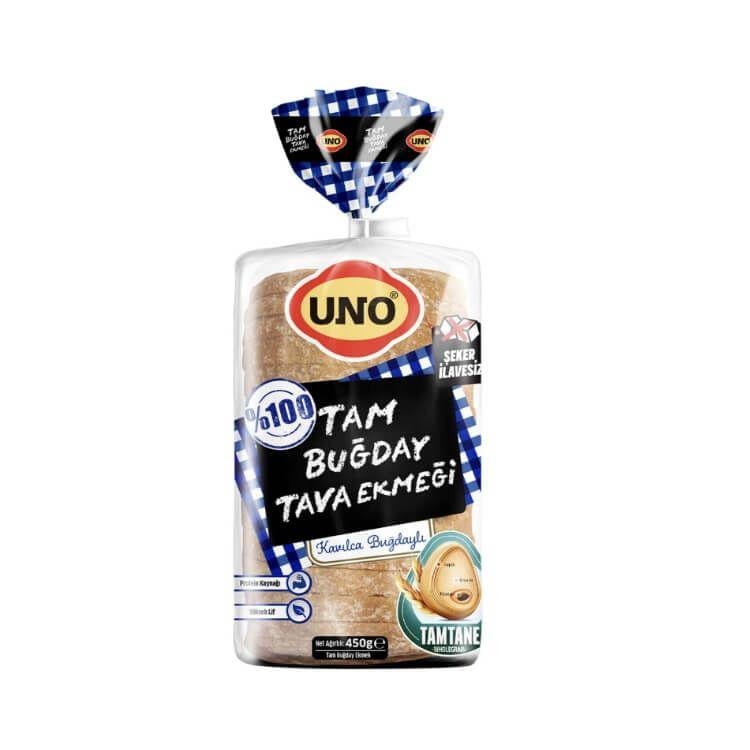 UNO TAM BUĞDAY TAVA EKMEĞİ 450 GR