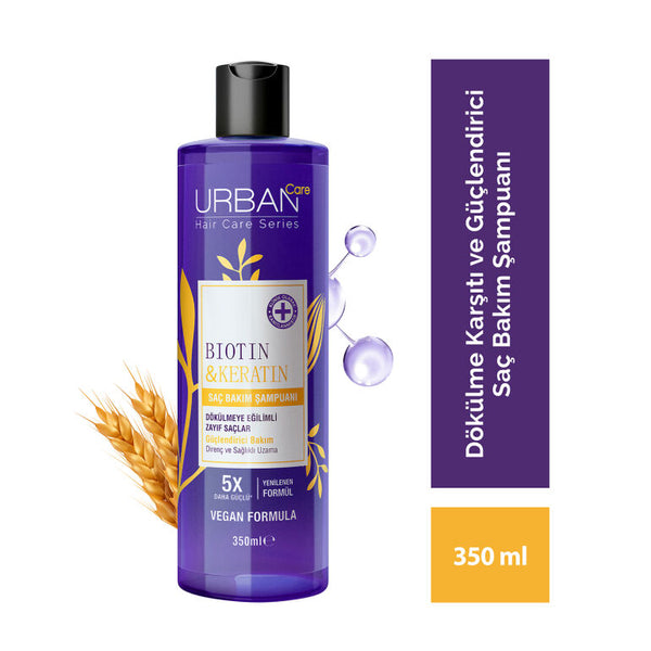 URBAN ŞAMPUAN 350ML BİOTİN KERATİN