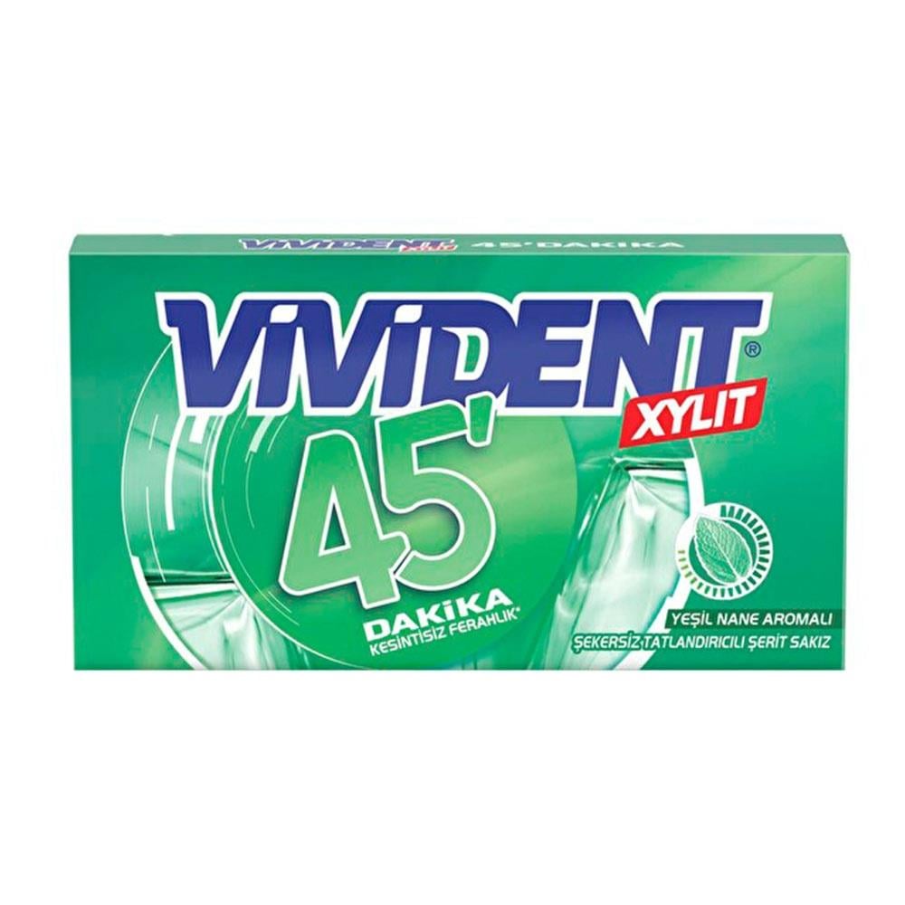 VİVİDENT 45 DAKİKA YEŞİL NANE 26GR