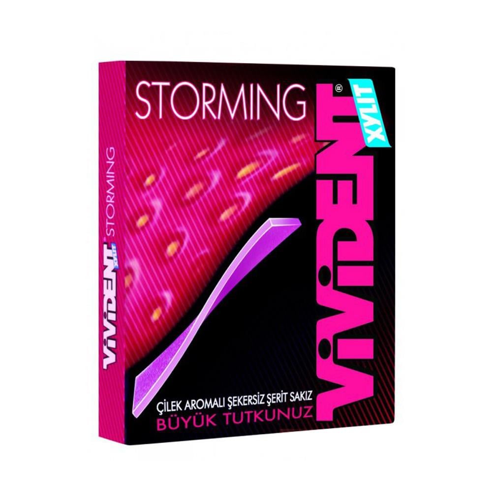 VİVİDENT STORMİNG ÇİLEK 33 GR