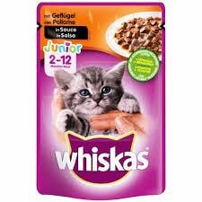 WHİSKAS JUNIOR KEDİ MAMASI 100 GR KÜMES HAY.