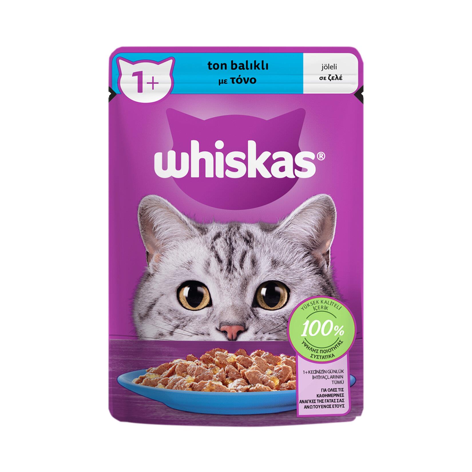 WHİSKAS KEDİ ÖDÜL MAMASI YAŞ 85 GR TON BALIKLI