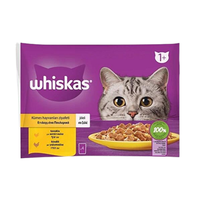 WHİSKAS YAŞ MAMA 340 GR TAVUK-HİNDİ YETİŞKİN