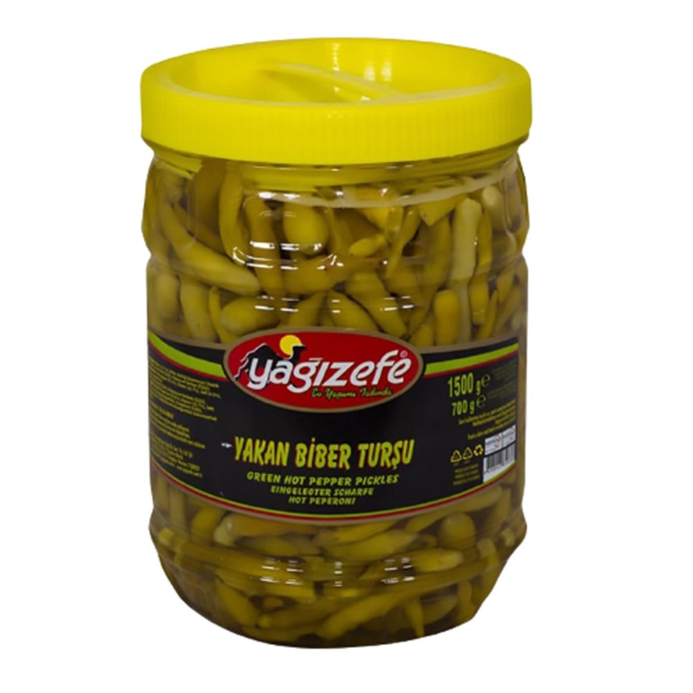 YAĞIZEFE YAKAN BİBER TURŞU 1500 GR