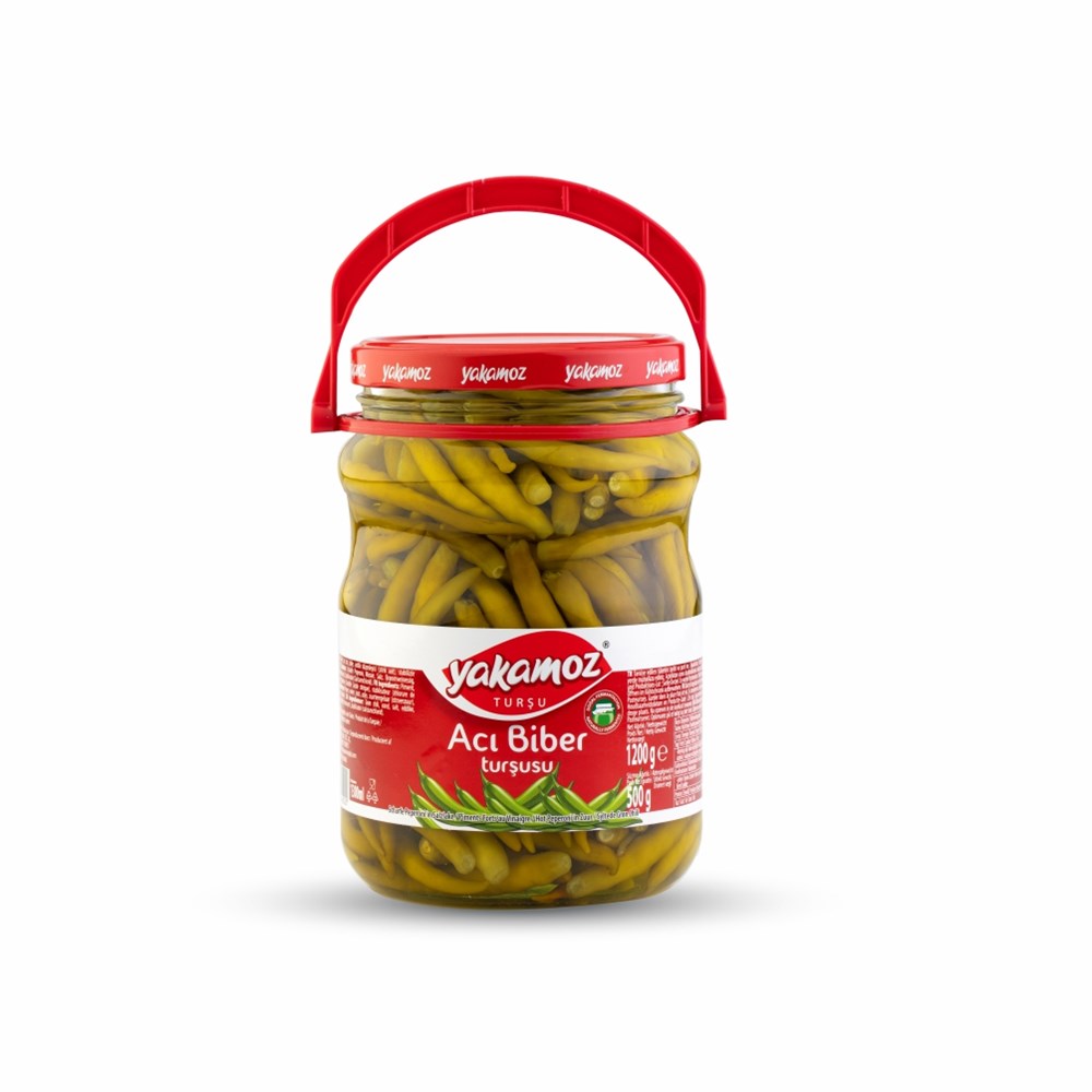 YAKAMOZ ACI BİBER TURŞUSU 1200 GR