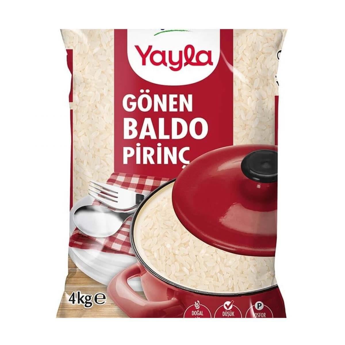 YAYLA BALDO PİRİNÇ 4 KG GÖNEN