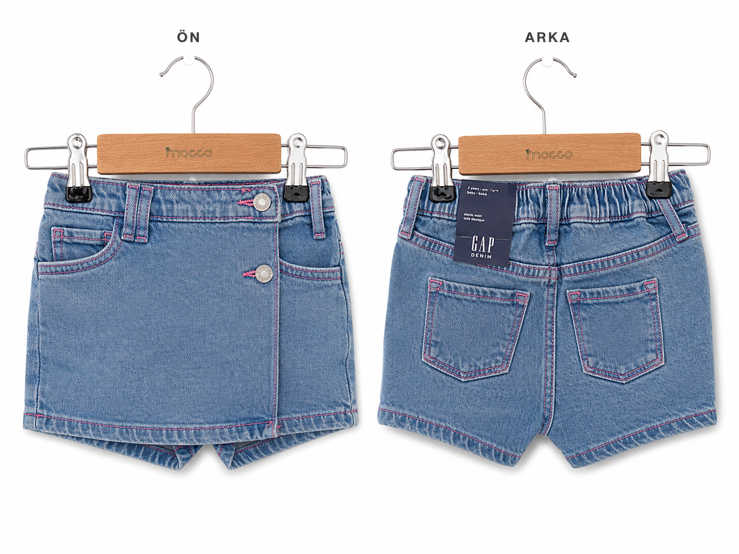 Kız Bebek | Denim Şort Etek