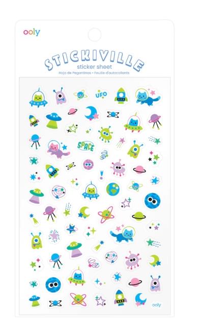 Ooly Stickiville Çıkartmalar - Space Buddies