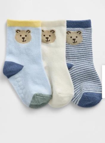Gap Bebek Bebek | Brannan Bear Crew Çorap (3'lü)