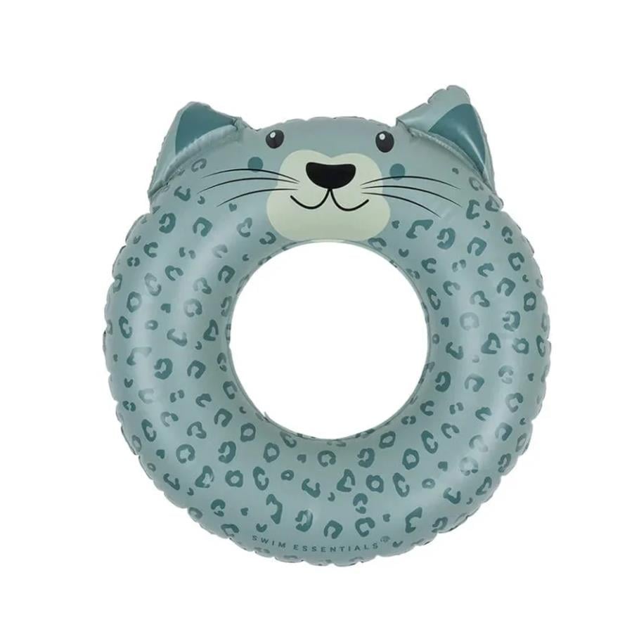 Swim Essentials Yüzme Simidi Green Leopard 55 cm