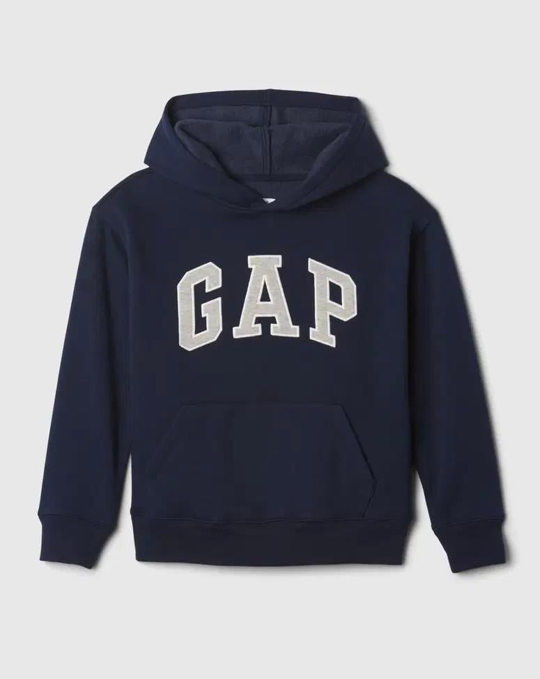 Erkek Çocuk | Relaxed Gap Logo Kapüşonlu Sweatshirt - Lacivert