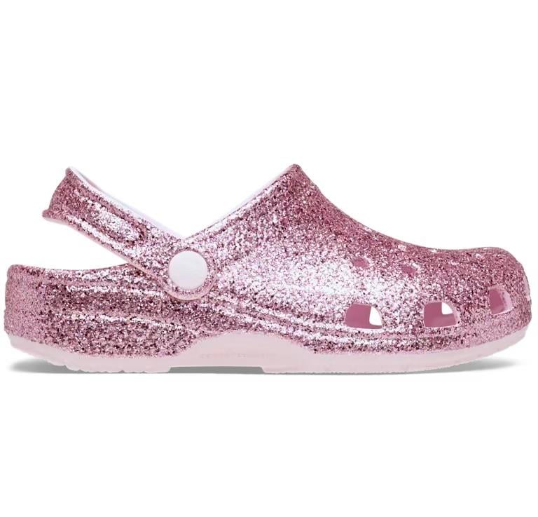 Classic Chunky Glitter Clog T Pink Milk