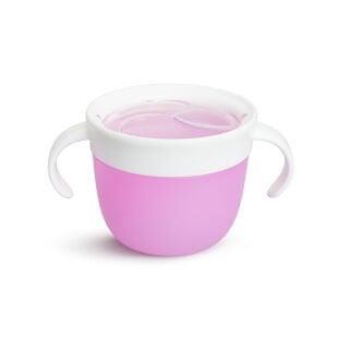 Munchkin Atıştırmalık Kabı, Güvenli Kapaklı, 266ml, 12ay+, Mor