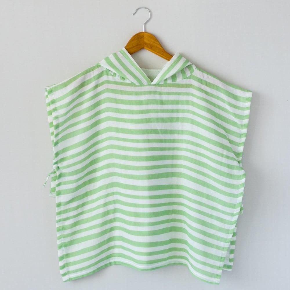 Organik Müslin Panço- Striped