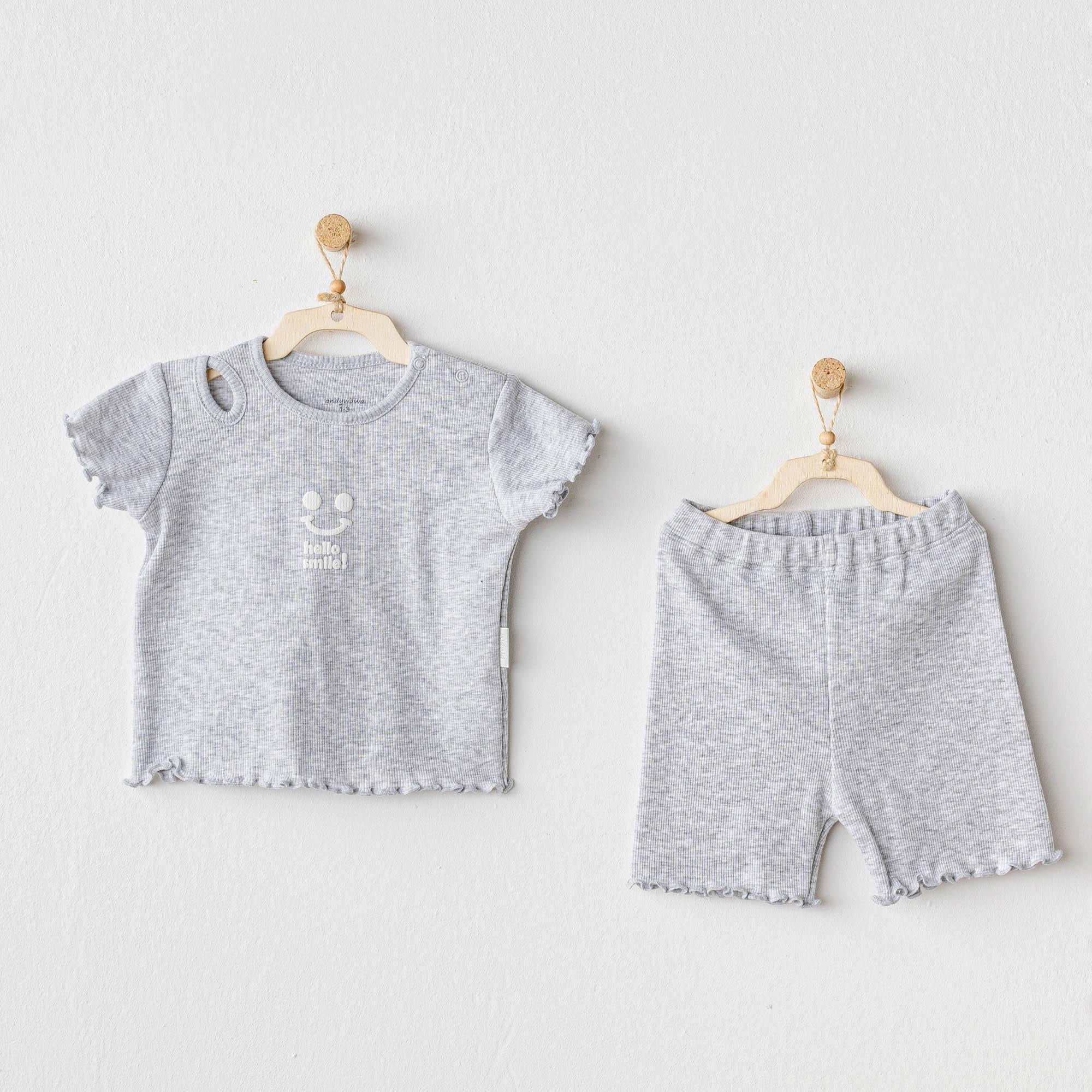 AC25900 BEBEK TAKIM 2 PCS SET BASIC /GREY
