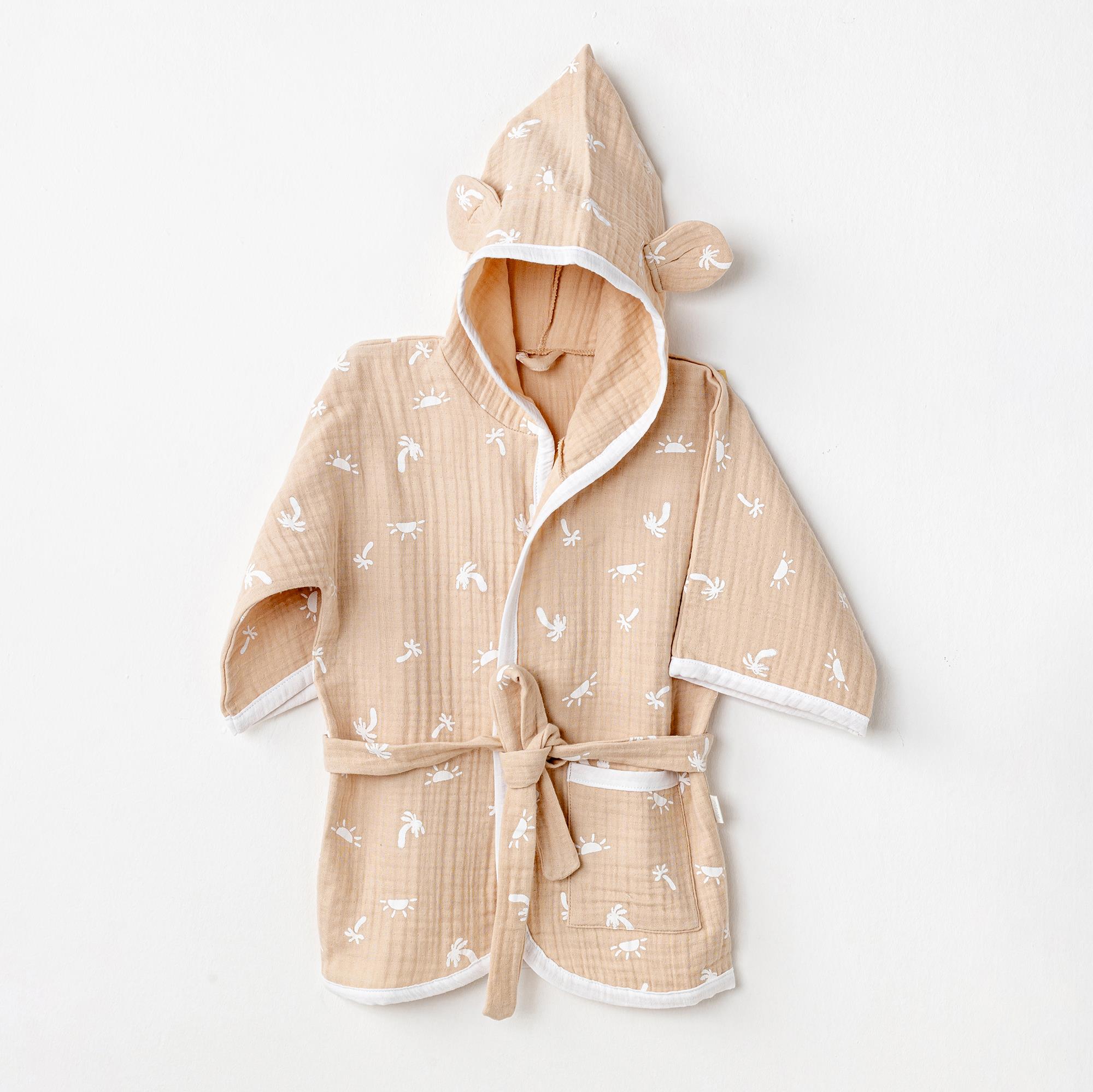  AC24611 BEBEK BORNOZ BATHROBE SMIL ALL DAY