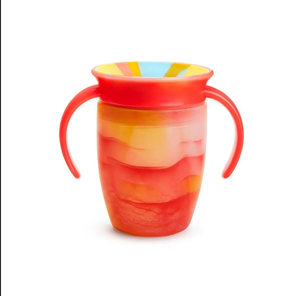 Munchkin Mucize 360° Tropical Alıştırma Bardağı 6ay+ 207ml Kırmızı