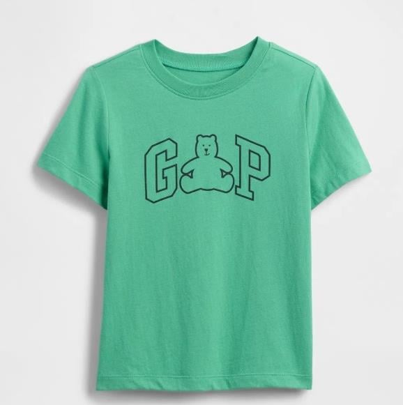 Erkek Bebek | Grafik Baskılı T-Shirt Yesil